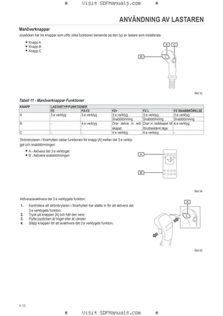 Förarhandbok: FE 850P-850H-950P-950H – sample manual page 1