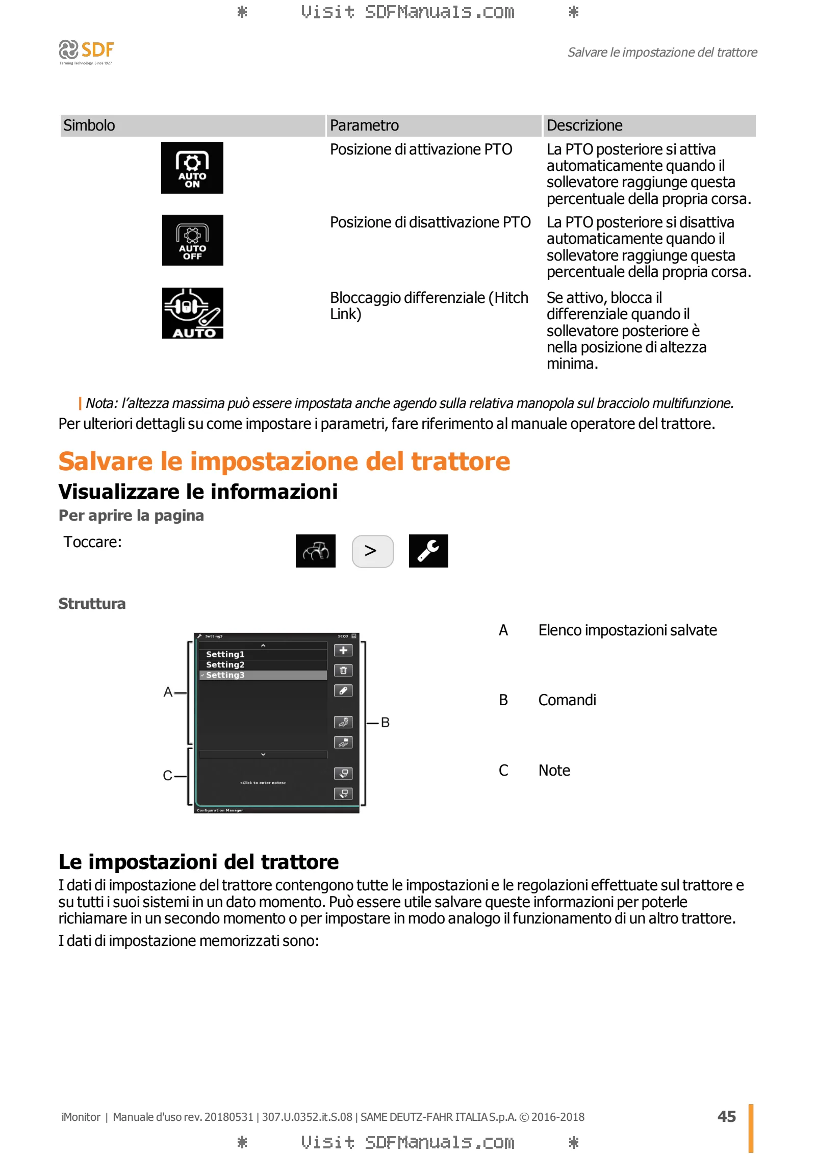 Manuale operatore: iMonitor 2.0 – sample manual page 3
