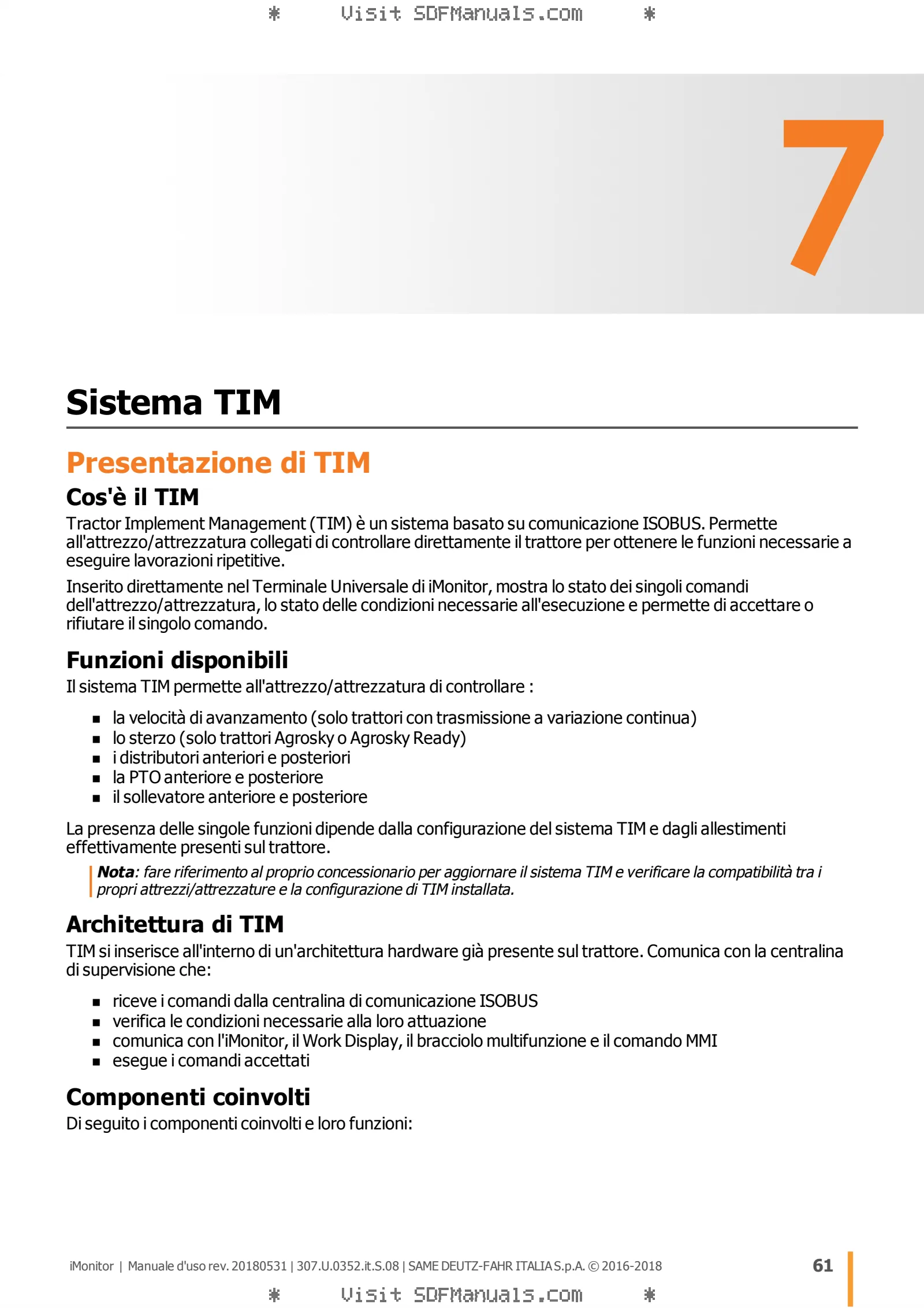 Manuale operatore: iMonitor 2.0 – sample manual page 4