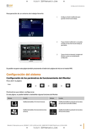 Manual del conductor: iMonitor 3.0 – sample manual page 1