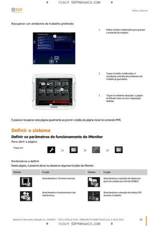 Manual do operador: iMonitor 3.0 – sample manual page 1