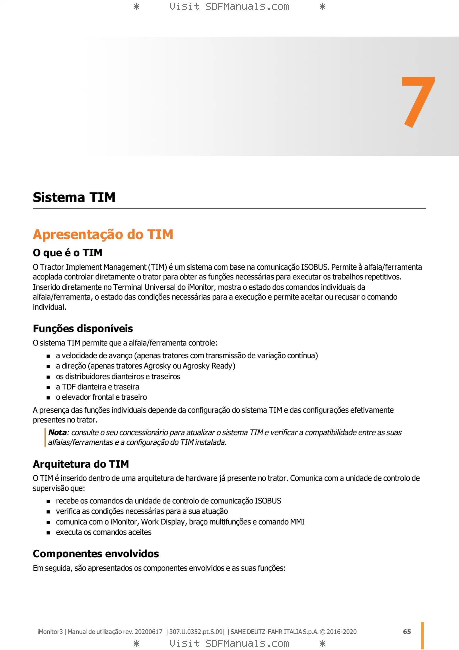 Manual do operador: iMonitor 3.0 – sample manual page 4