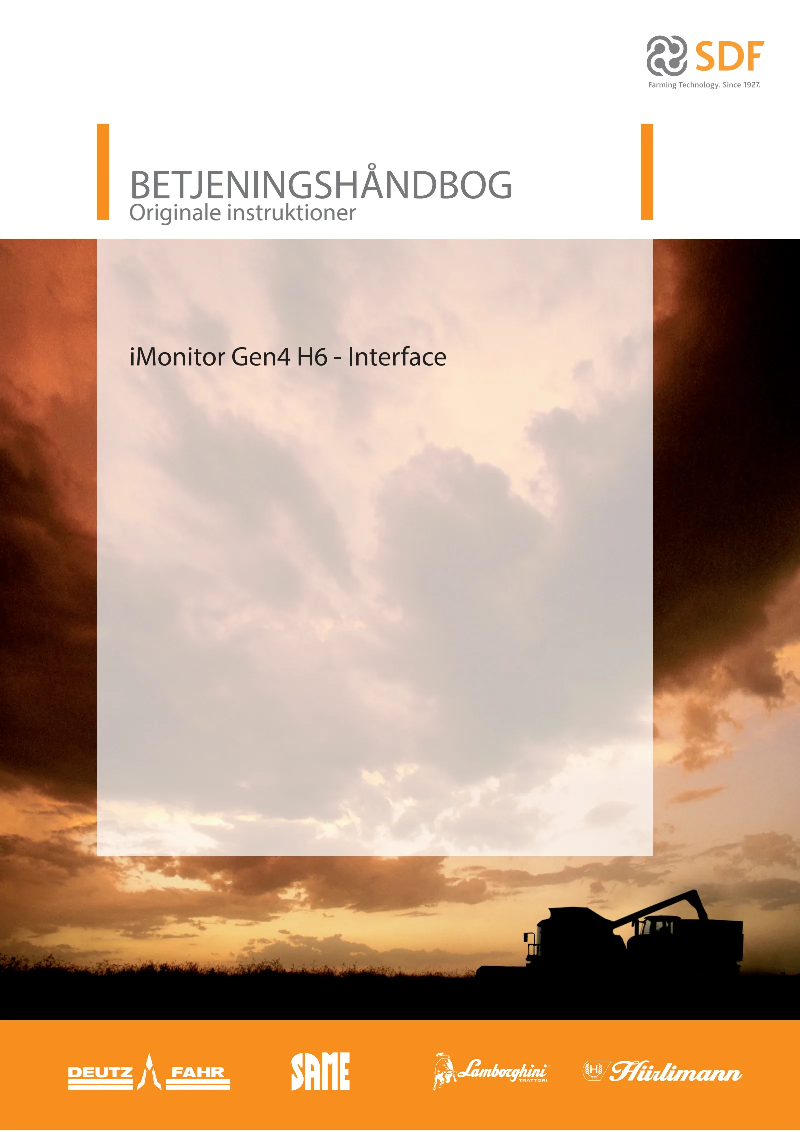 Betjeningshåndbog: iMonitor Gen4 H6 - Interface