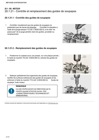 Manuel d'atelier: 1000.6 W Stage 2 – sample manual page 3