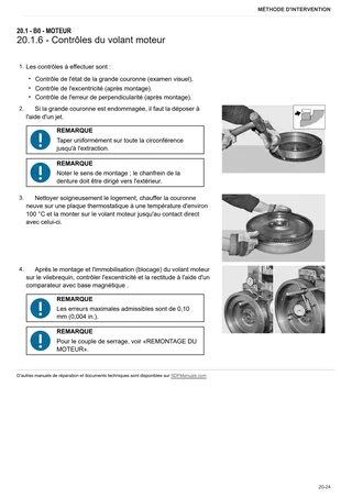 Manuel d'atelier: 1000.4 W Stage 1 – sample manual page 2