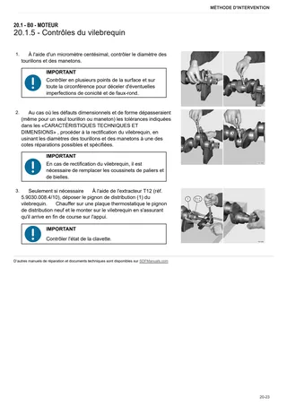 Manuel d'atelier: 1000.4 WT Stage 1 – sample manual page 2