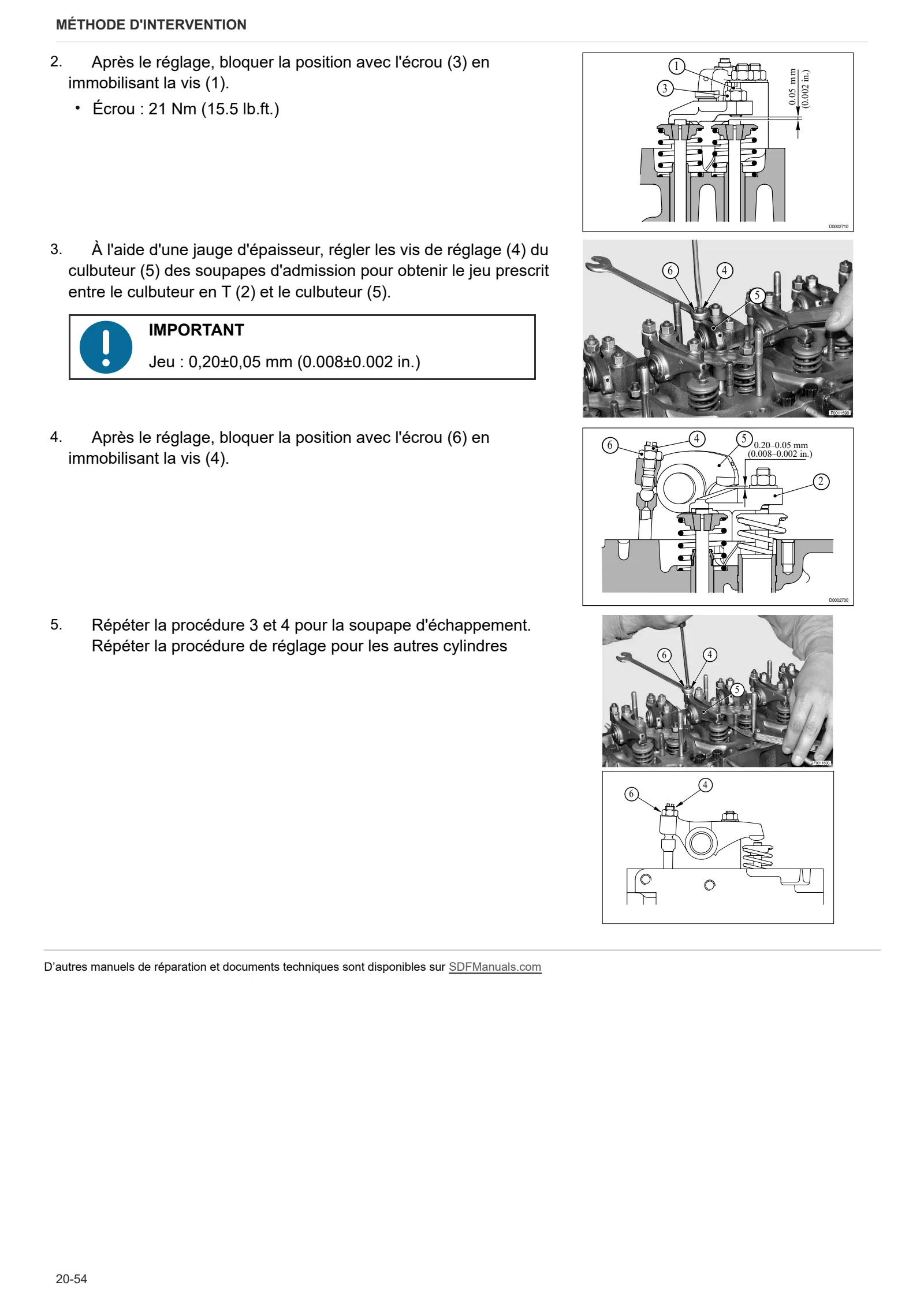 Manuel d'atelier: 1000.4 WT Stage 1 – sample manual page 3