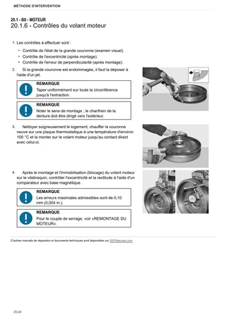 Manuel d'atelier: 1000.4 WTIS Stage 1 – sample manual page 2