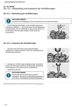 Werkstatthandbuch: 1000.6 WT Stage 1 – sample manual page 3
