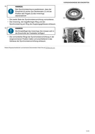 Werkstatthandbuch: ZF T-7100 – sample manual page 3