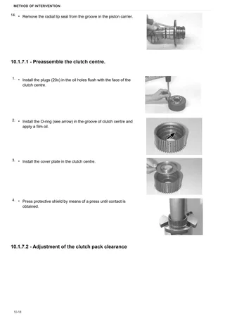 Workshop Manual: ZF T-7100 – sample manual page 1