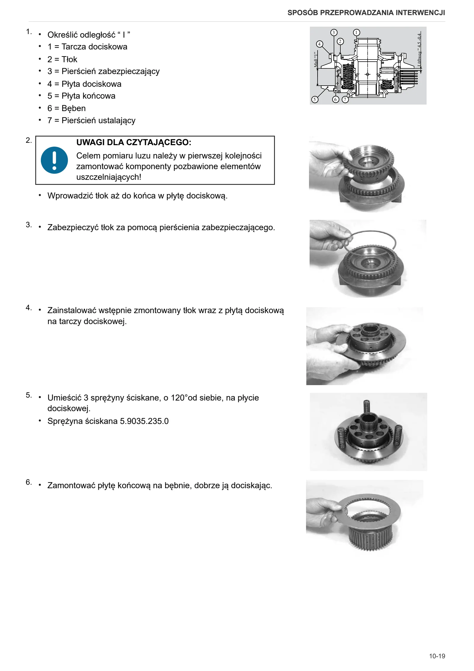 Instrukcja warsztatowa: ZF T-7100 – sample manual page 1