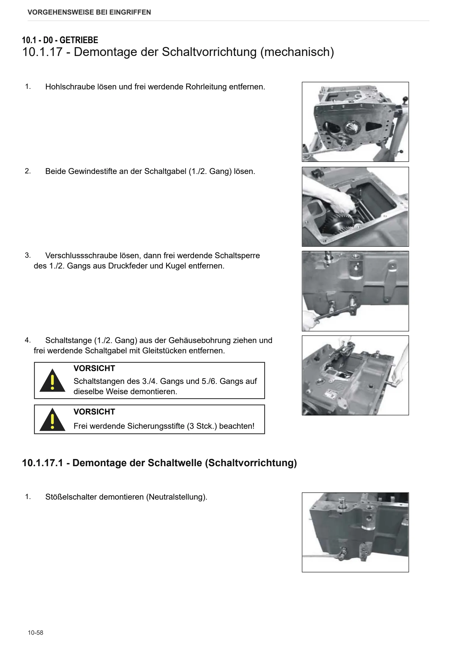 Werkstatthandbuch: ZF T-7200 PS – sample manual page 2