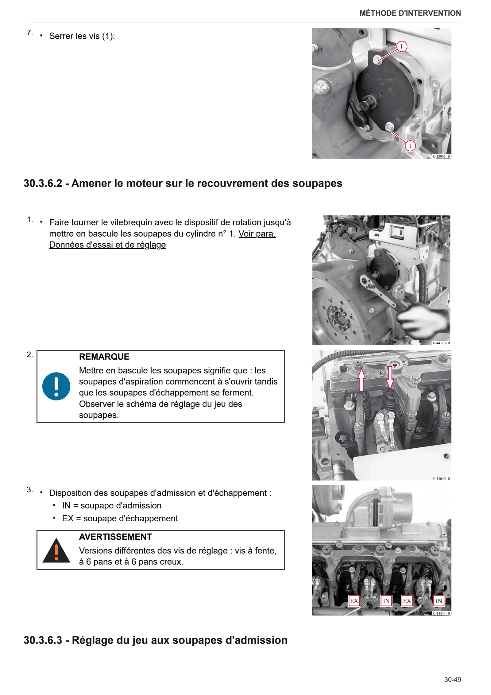 Manuel d'atelier: TCD 2013 L06 2V DCR Stage 3A – sample manual page 1