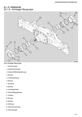 Werkstatthandbuch: CARRARO 20.45 – sample manual page 3