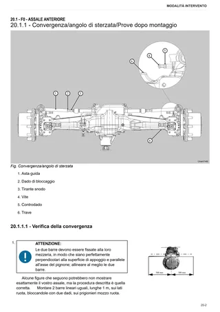 Manuale d'officina: CARRARO 20.45 – sample manual page 1