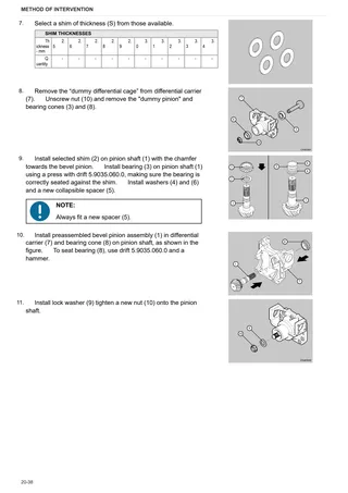Workshop Manual: CARRARO 20.49 – sample manual page 4