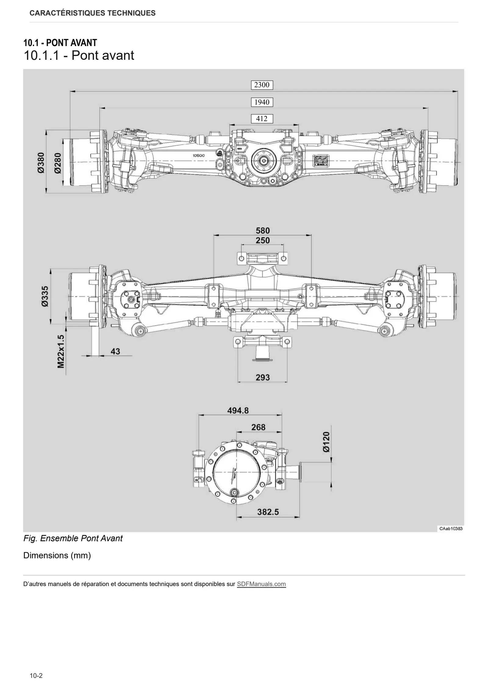 Manuel d'atelier: CARRARO 20.49 – sample manual page 1