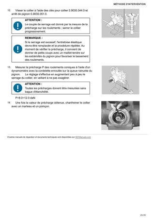 Manuel d'atelier: CARRARO 20.49 – sample manual page 4