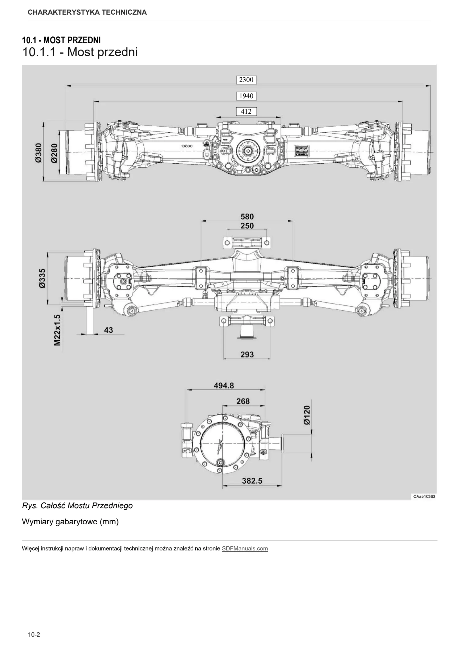 Instrukcja warsztatowa: CARRARO 20.49 – sample manual page 1