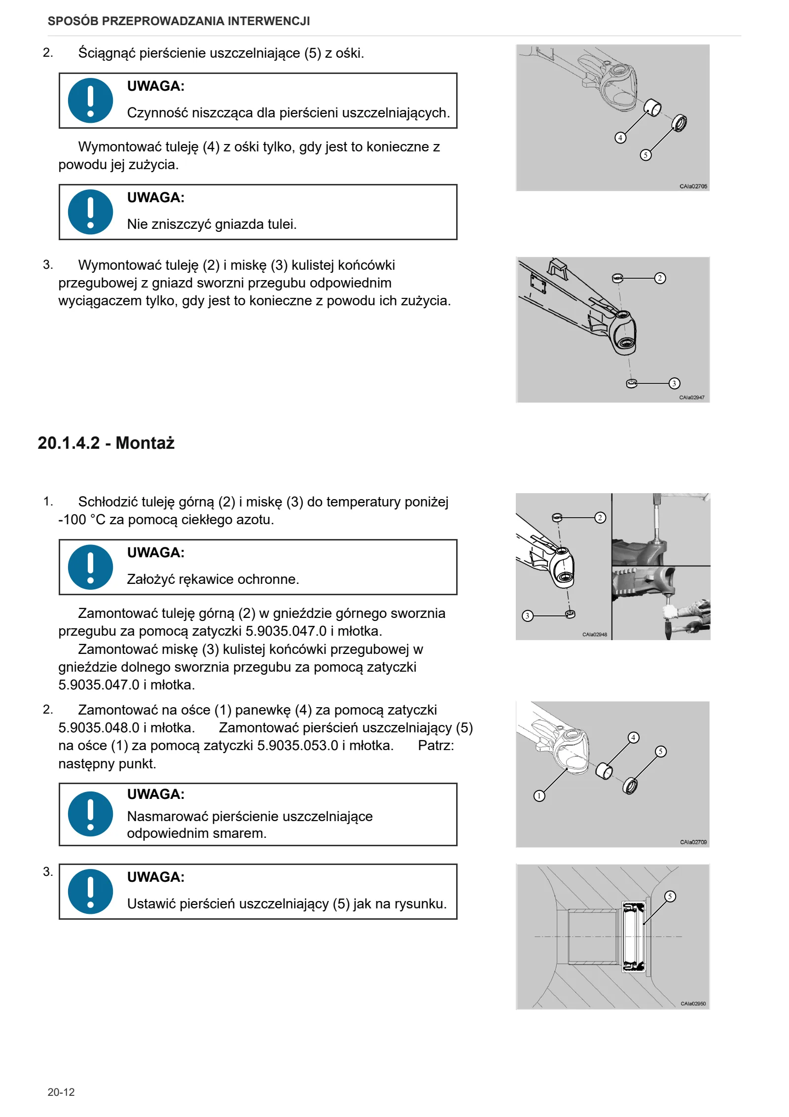 Instrukcja warsztatowa: CARRARO 20.49 – sample manual page 2