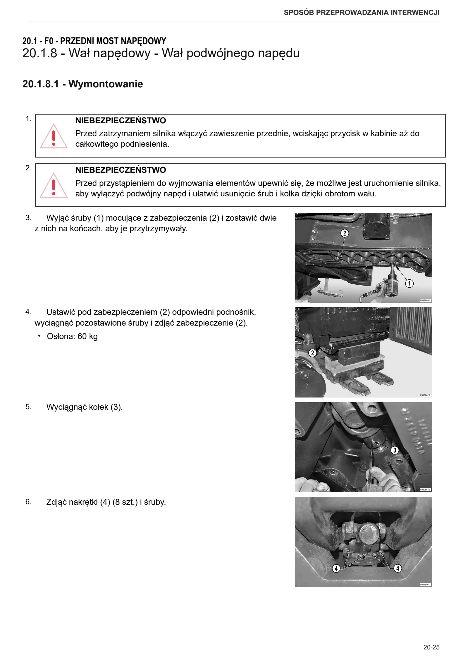 Instrukcja warsztatowa: CARRARO 20.49 – sample manual page 3