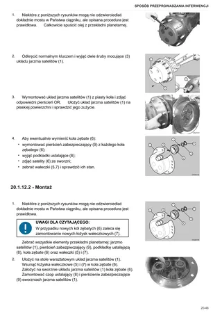 Instrukcja warsztatowa: CARRARO 20.22 – sample manual page 4