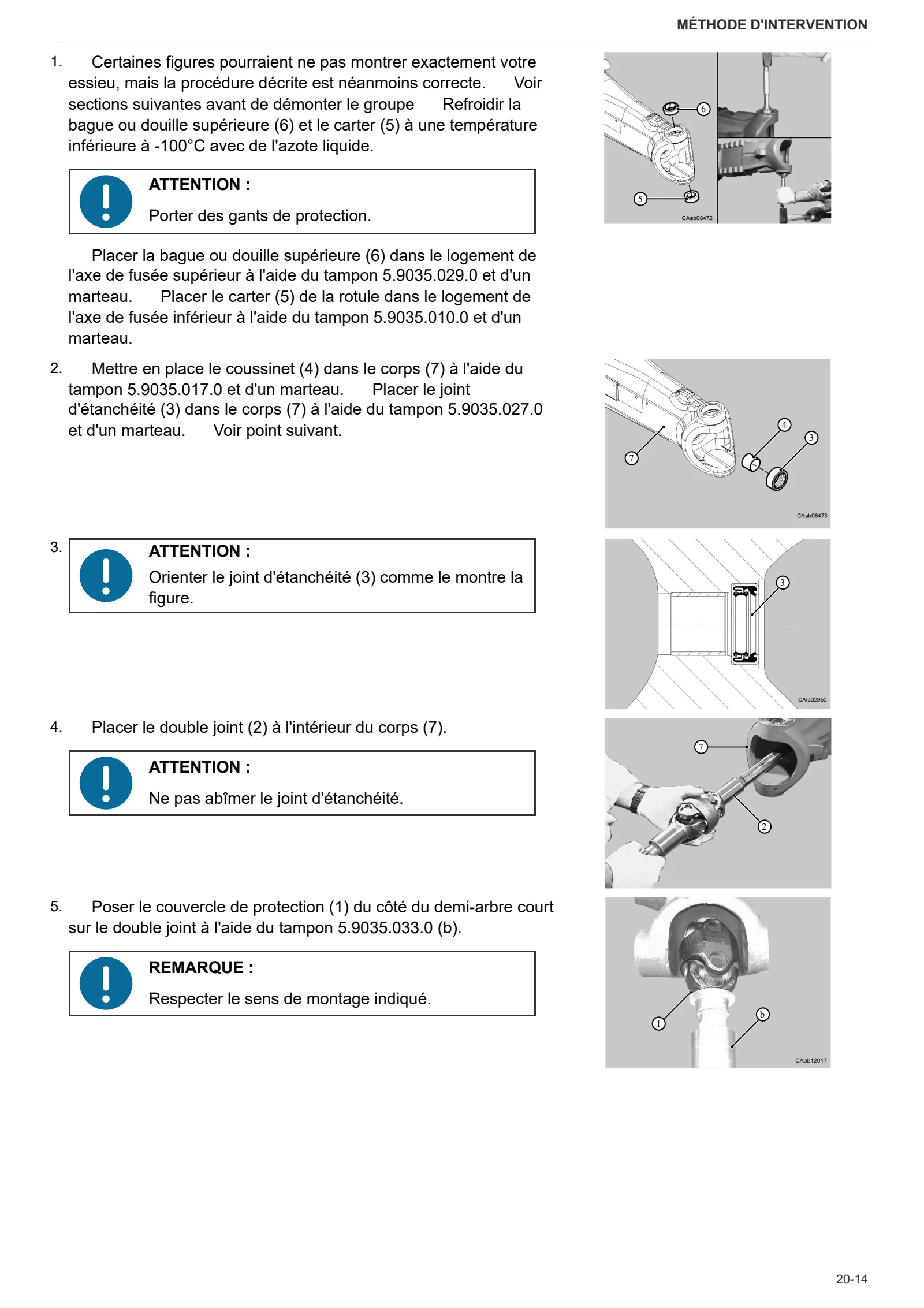 Manuel d'atelier: CARRARO 20.26 – sample manual page 2