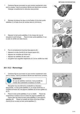 Manuel d'atelier: CARRARO 20.26 – sample manual page 4