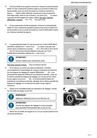 Manuel d'atelier: CARRARO 20.32 – sample manual page 2