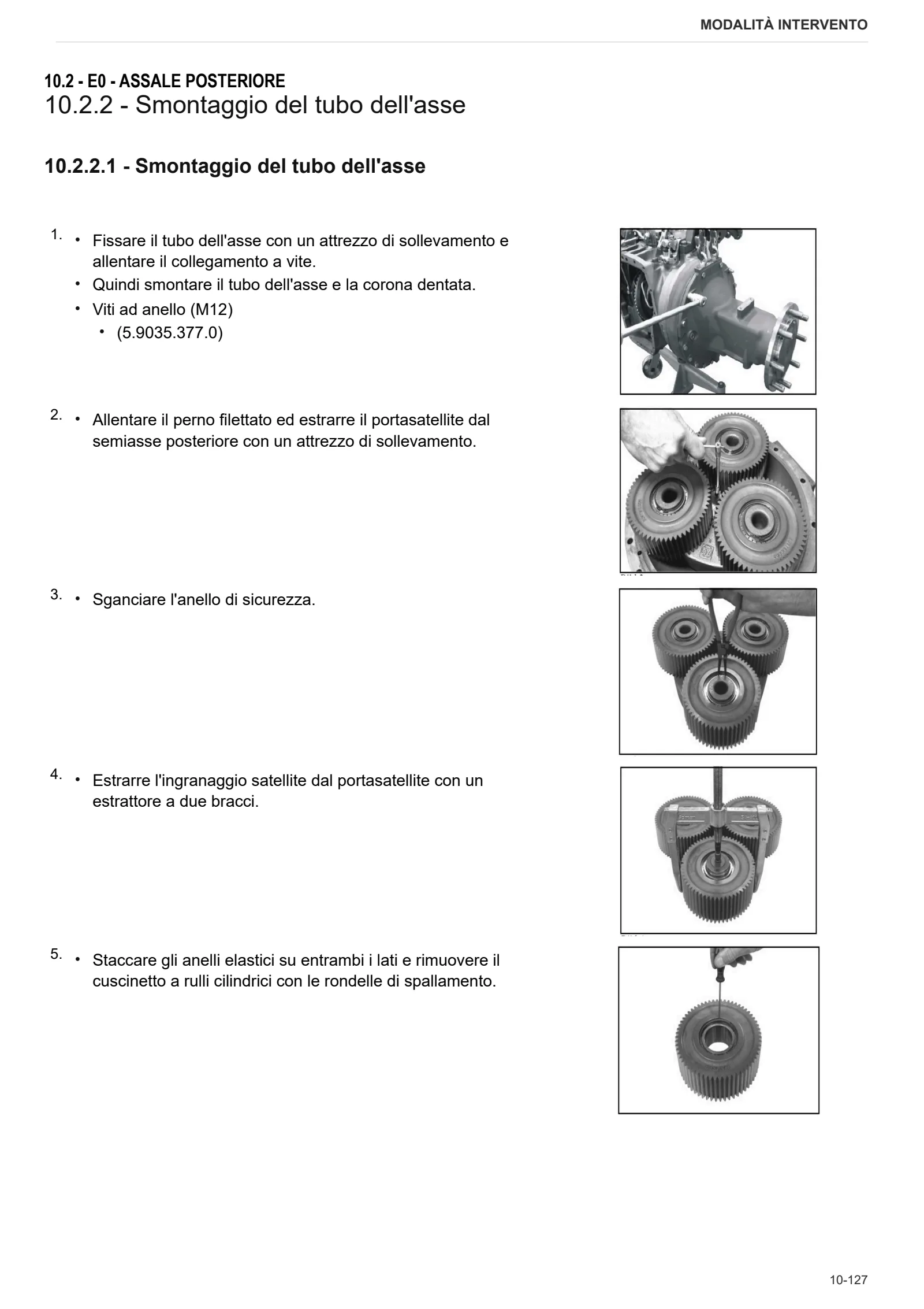 Manuale d'officina: ZF T-7200 PVS/IRS – sample manual page 4