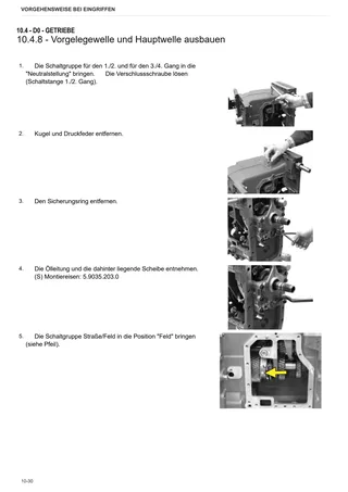 Werkstatthandbuch: ZF T-7140 PVS – sample manual page 1