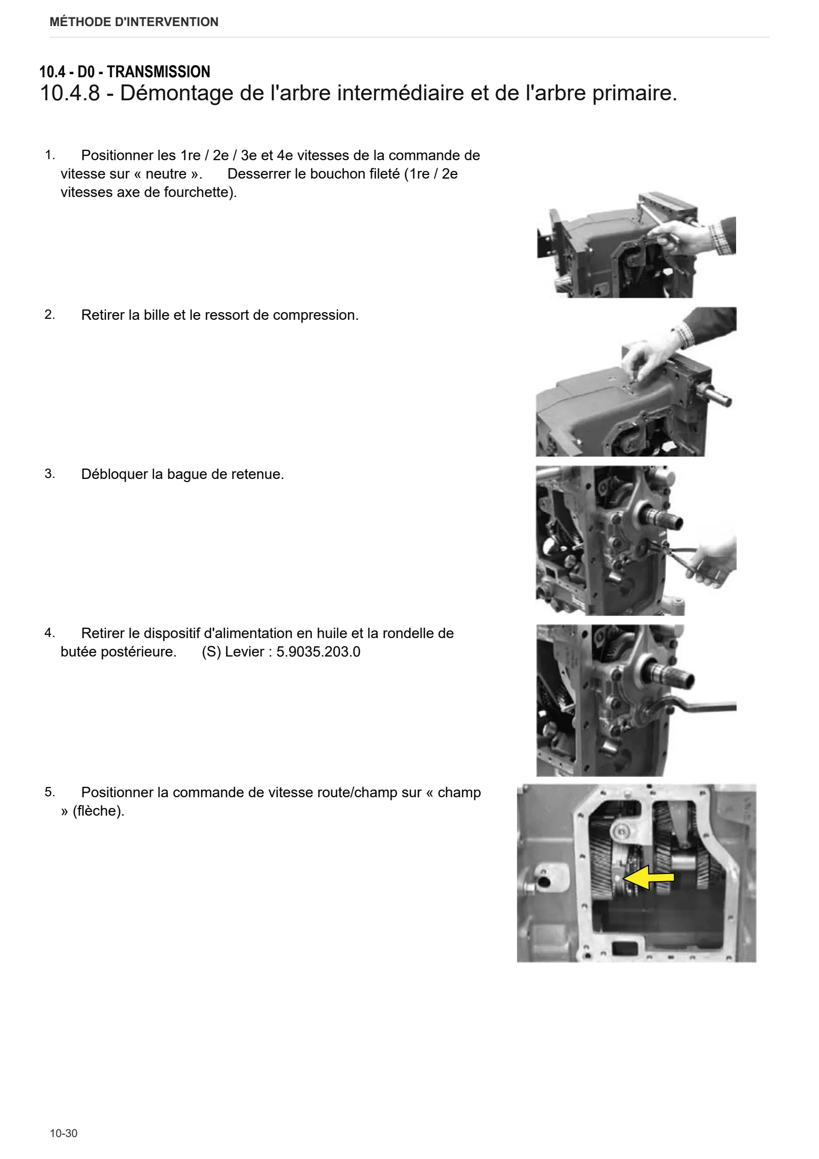 Manuel d'atelier: ZF T-7140 PVS – sample manual page 1