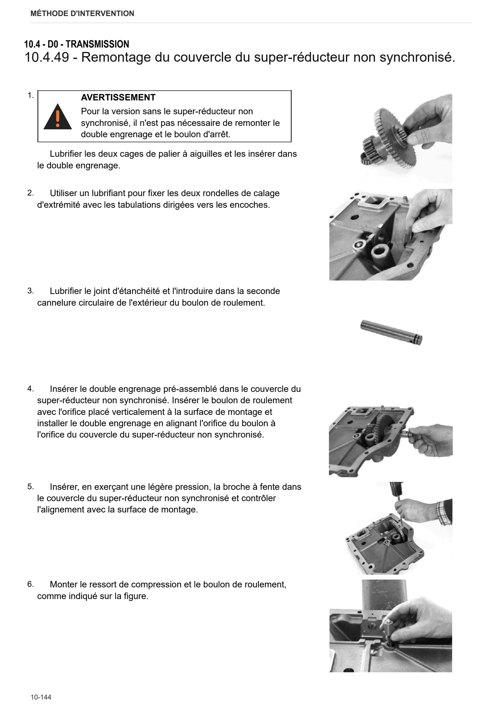 Manuel d'atelier: ZF T-7140 PVS – sample manual page 4