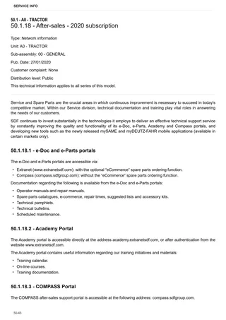 Workshop Manual: TIGER 80.4 E → S10S714WT1E40001 – sample manual page 4