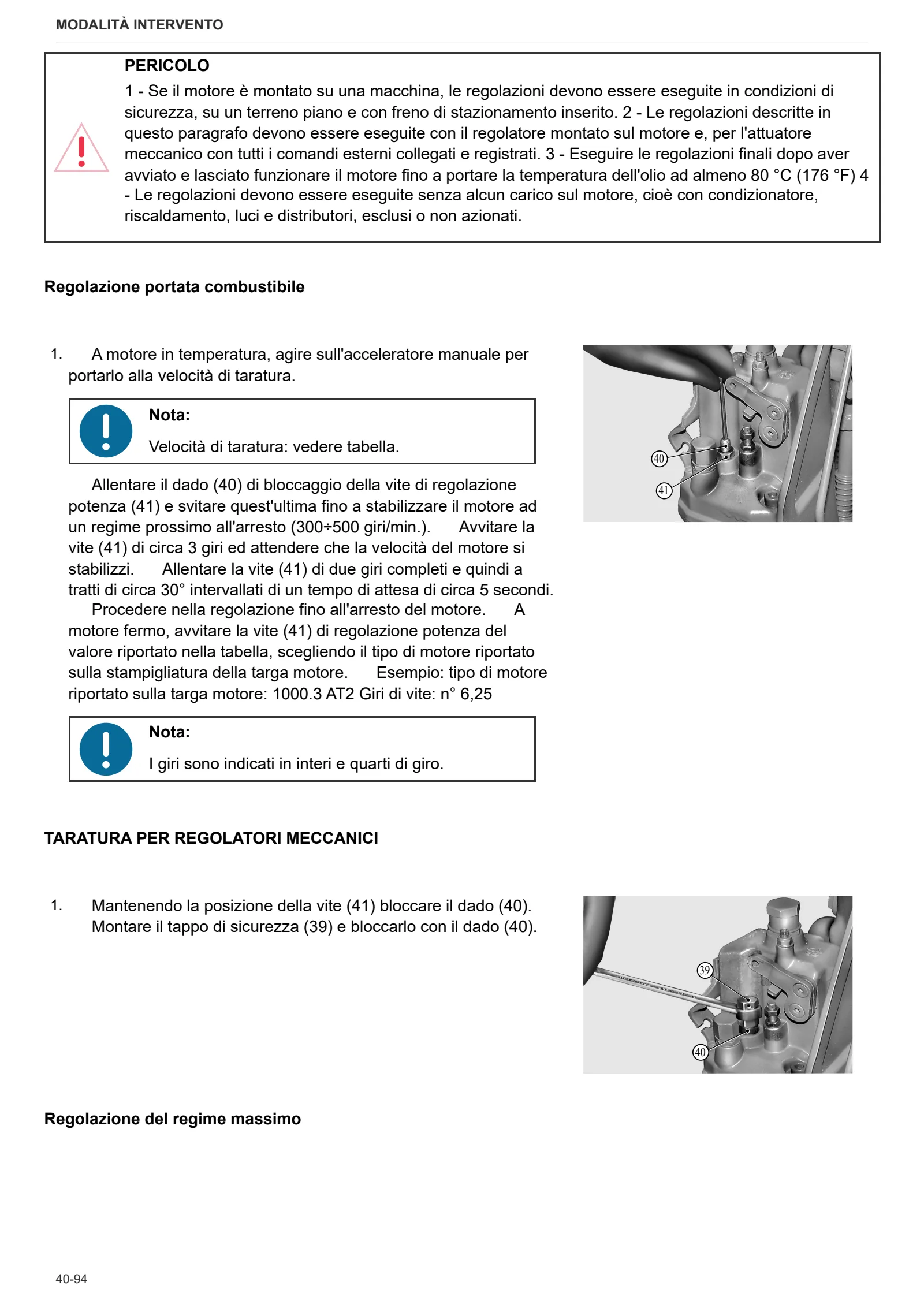 Manuale d'officina: EXPLORER³ 115 E → S14P154WVT10001 – sample manual page 1
