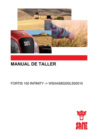 Manual de taller: FORTIS 150 Infinity → WSXAS80200LS50010 – manual cover