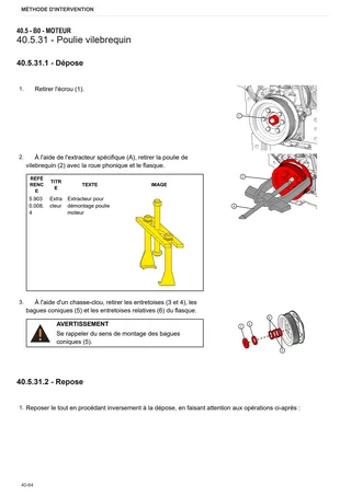 Manuel d'atelier: EXPLORER 90.4 → ZKDAV10200TS10001 – sample manual page 1