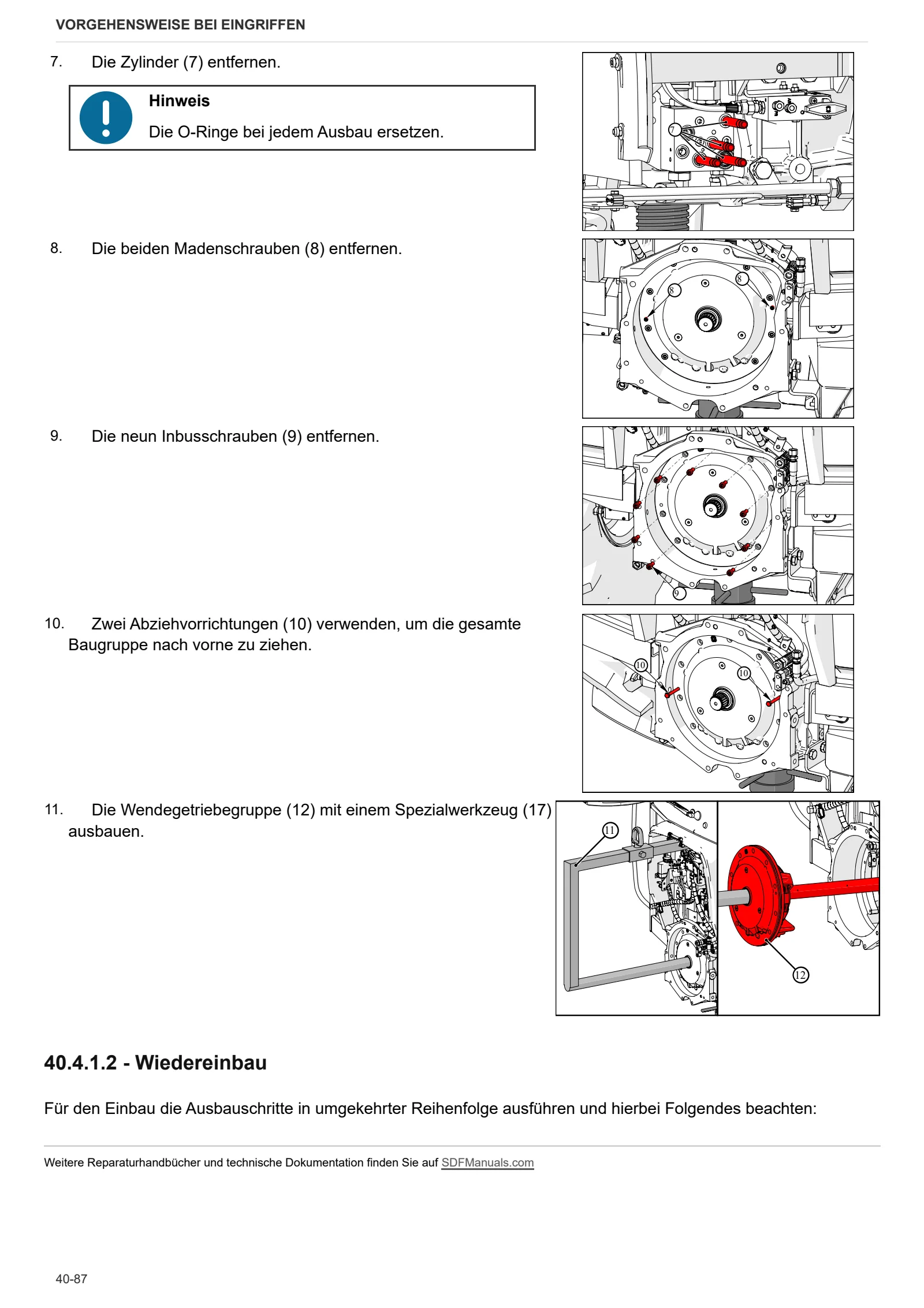 Werkstatthandbuch: DORADO 90 → ZKDBC30200TS30001 – sample manual page 1