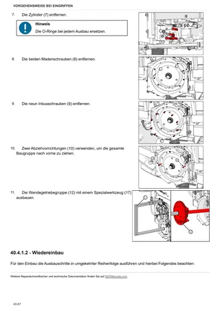 Werkstatthandbuch: DORADO 90 → ZKDBC30200TS30001 – sample manual page 1