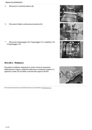 Manuale d'officina: FRUTTETO 105 → ZKDBL70200TS10001 – sample manual page 1