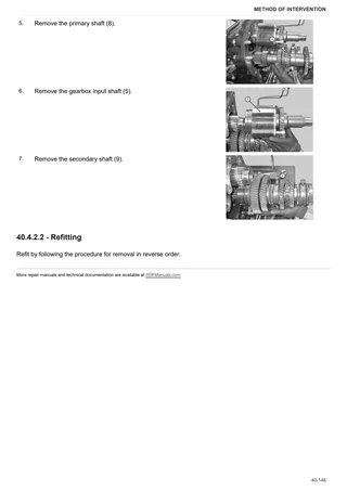 Workshop Manual: FRUTTETO V 115 → ZKDBW40200TS10001 – sample manual page 1