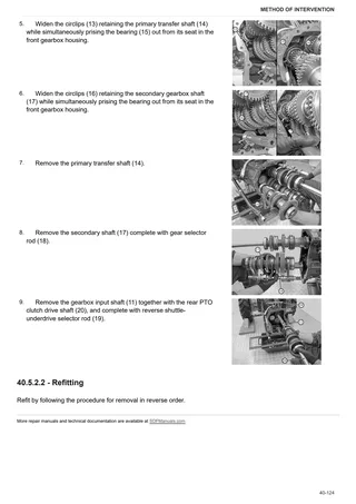 Workshop Manual: DORADO 70 CLASSIC → ZKDCB40200TS50001 – sample manual page 1