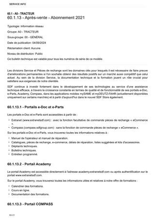 Manuel d'atelier: FRUTTETO³ 65 NATURAL → ZKDCK70200RS10001 – sample manual page 4