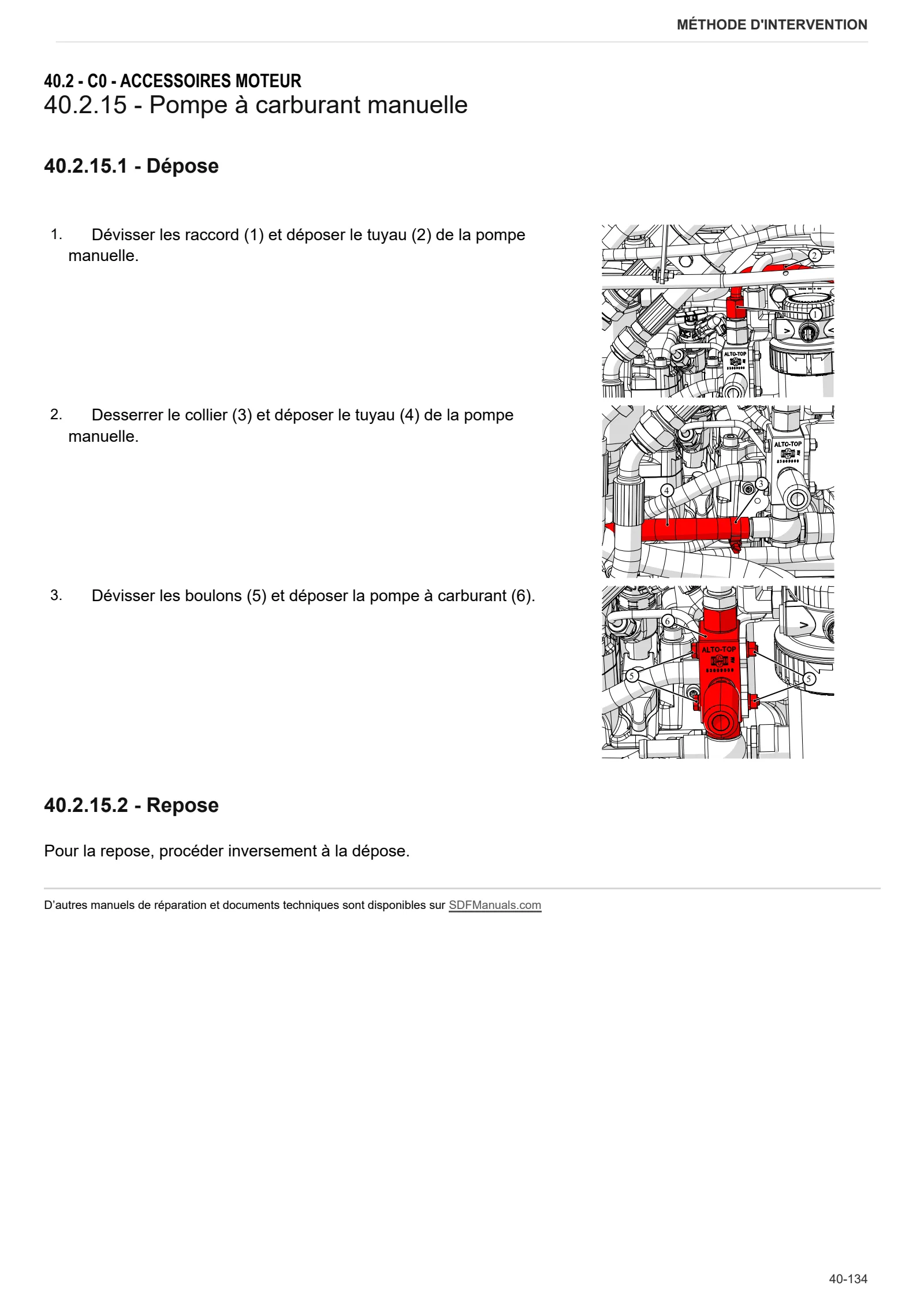 Manuel d'atelier: EXPLORER 120 → ZKDDF60200TS10001 – sample manual page 1