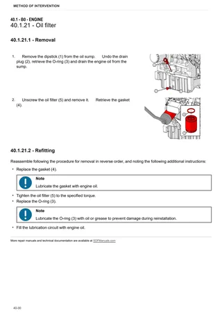 Workshop Manual: EXPLORER 115 TB → ZKDDS00200TS50001 – sample manual page 1