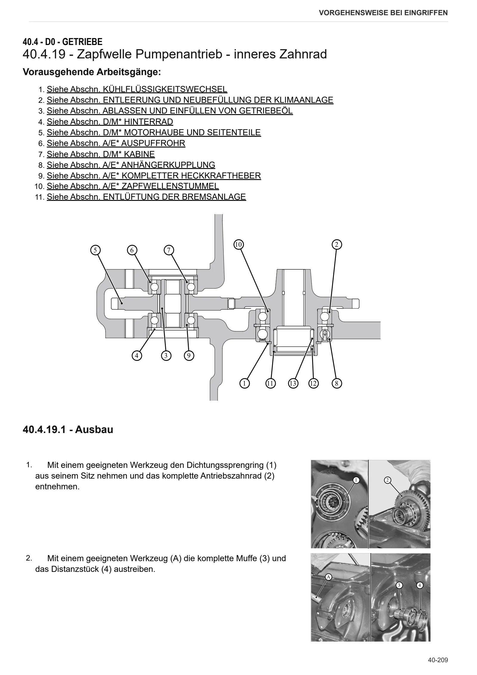 Werkstatthandbuch: FRUTTETO 100 → ZKDDX80200TS10001 – sample manual page 1