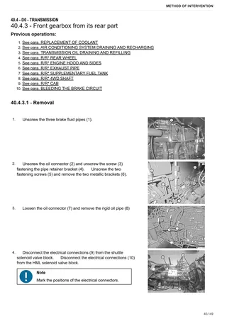 Workshop Manual: FRUTTETO V 90 → ZKDEA20200TS10001 – sample manual page 1