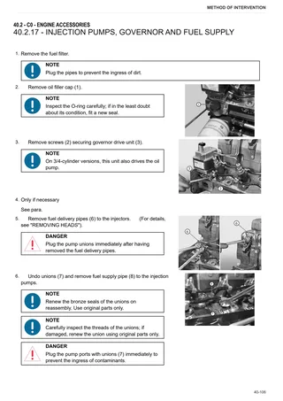 Workshop Manual: ARGON 90 → ZKDEE40200RS50001 – sample manual page 1