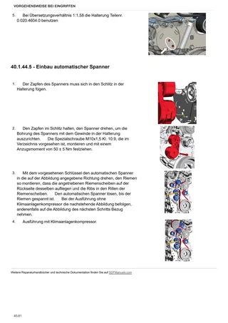 Werkstatthandbuch: ARGON 100 → ZKDEE50200RS50001 – sample manual page 1